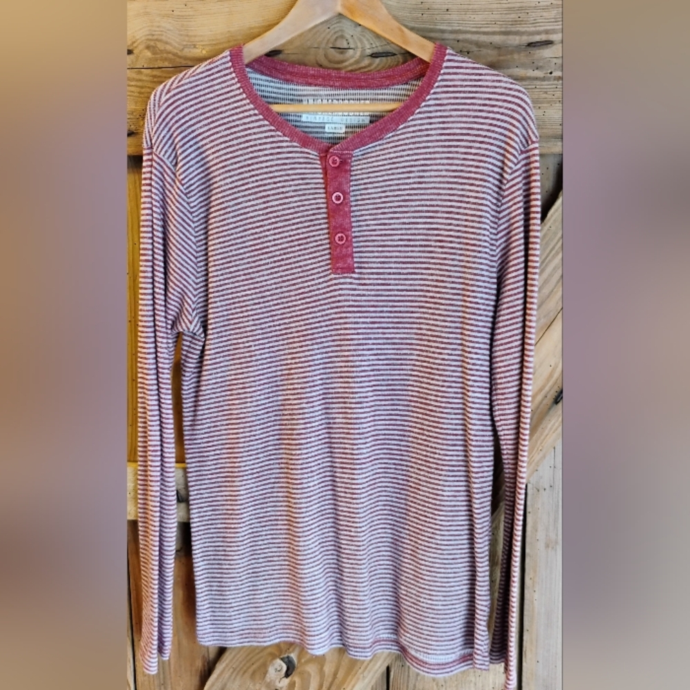 Knickerbocker Vintage Design Men's Pullover Sweater Striped Sz L Shirt M-3